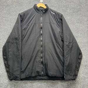 Hi-Tec Jacket Men's Size M Black Full Zip Water Repellent Outdoor Coat